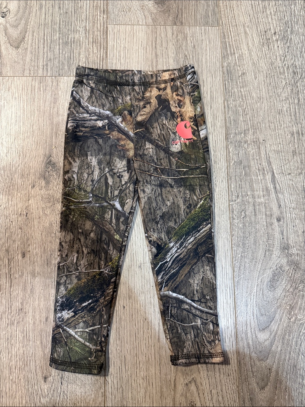 Carhartt  Camouflage Leggings with Pink Logo